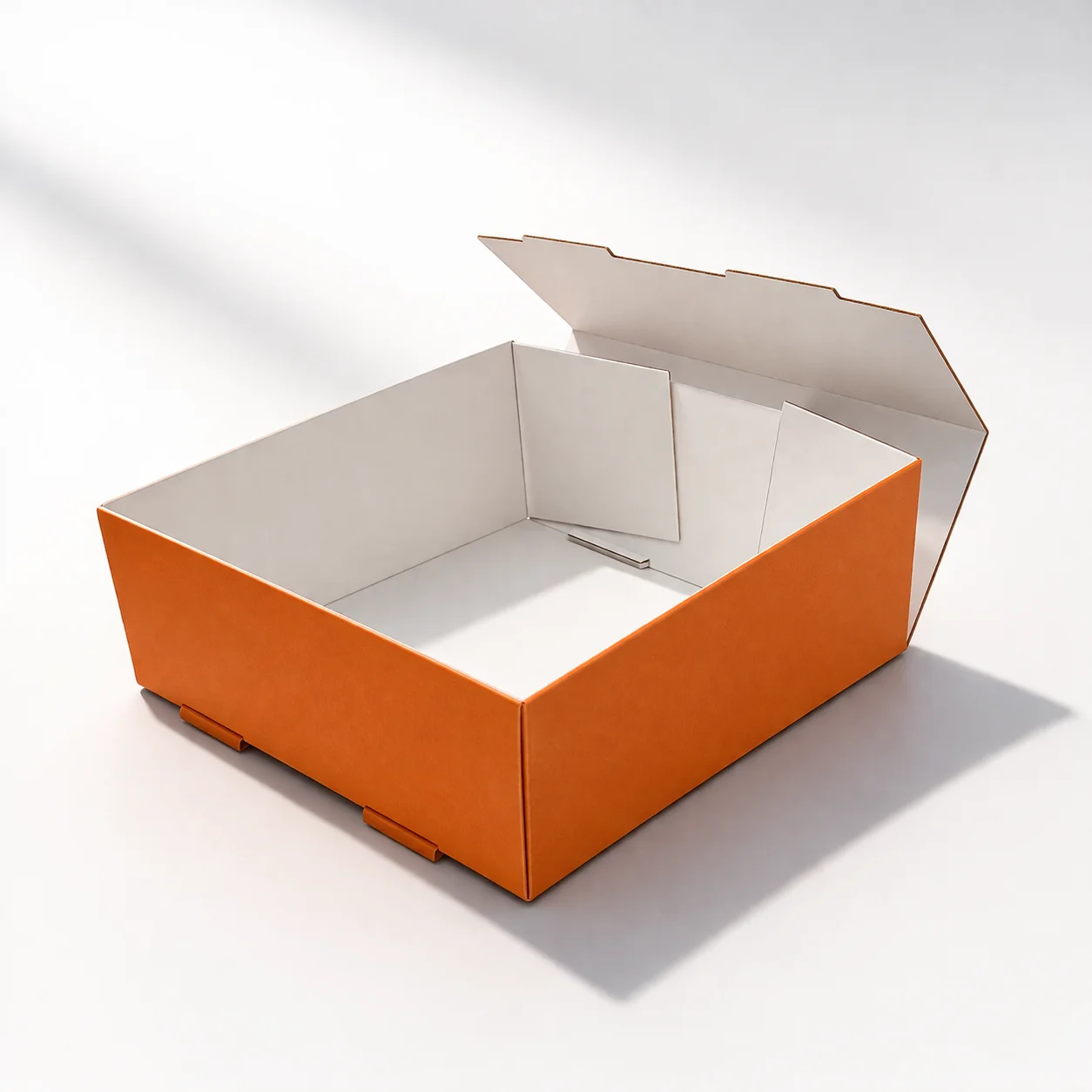 Custom foot lock tray for food packaging