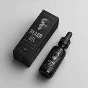 Custom beard oil boxes with premium printing